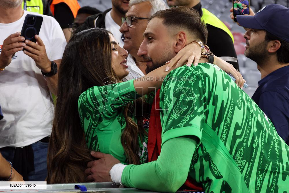 Gianluigi Donnarumma Celebrates Victory At UEFA Champions League Final - Munich