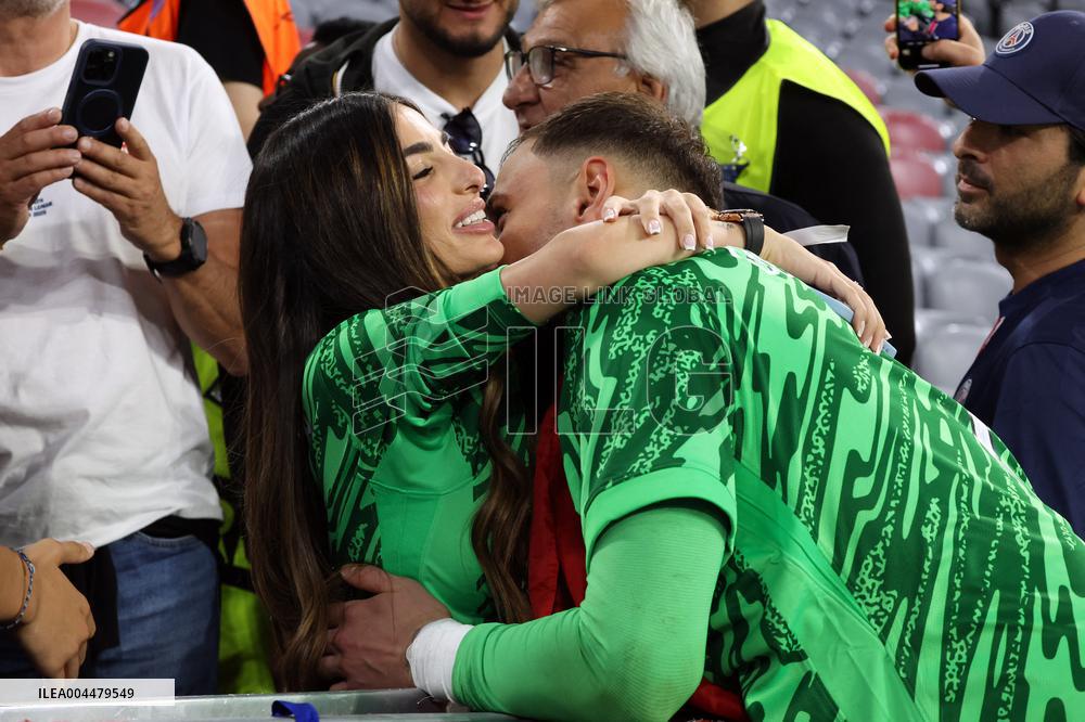 Gianluigi Donnarumma Celebrates Victory At UEFA Champions League Final - Munich
