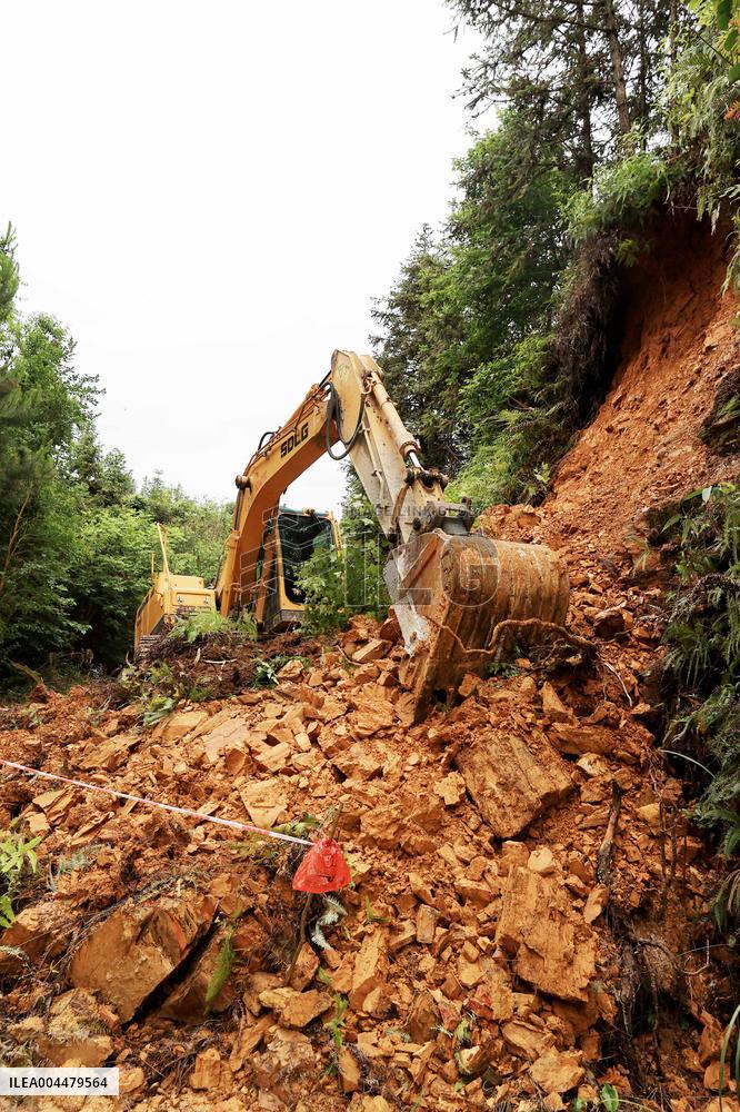 Road Collapse in Liuzhou