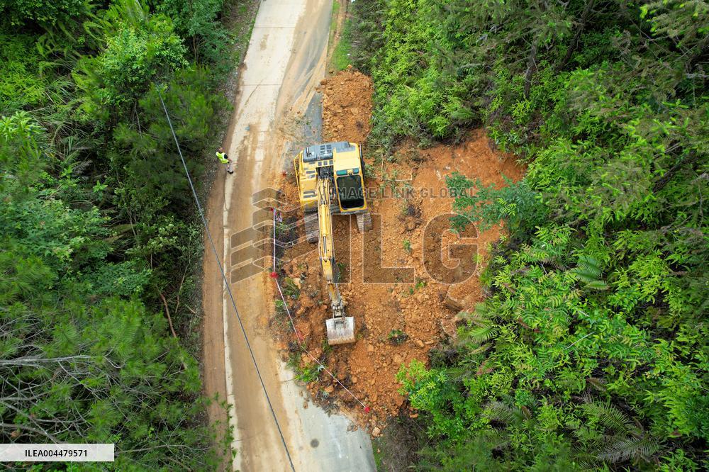 Road Collapse in Liuzhou