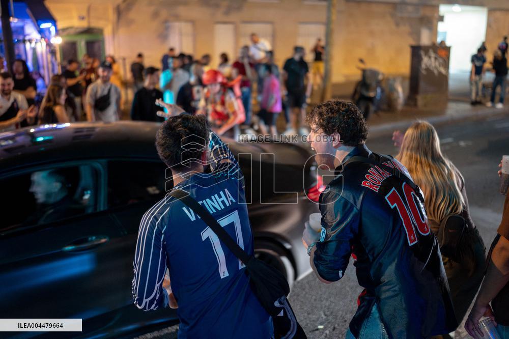PSG Fans Celebrate Victory - UEFA Champions League Final - Paris