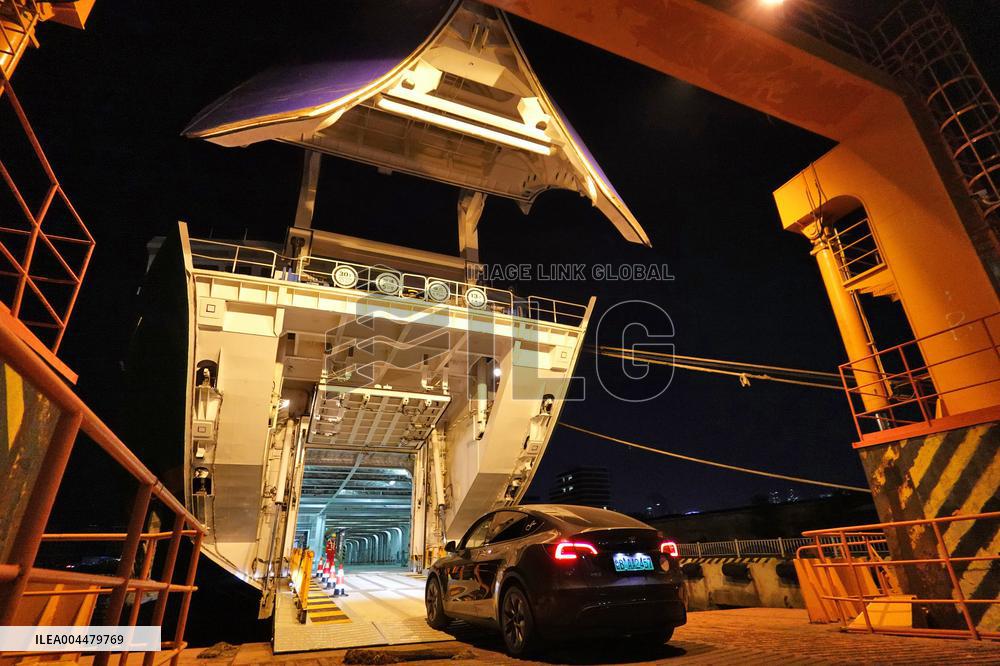 First New Energy Vehicle Transportation Dedicated Line in Bohai