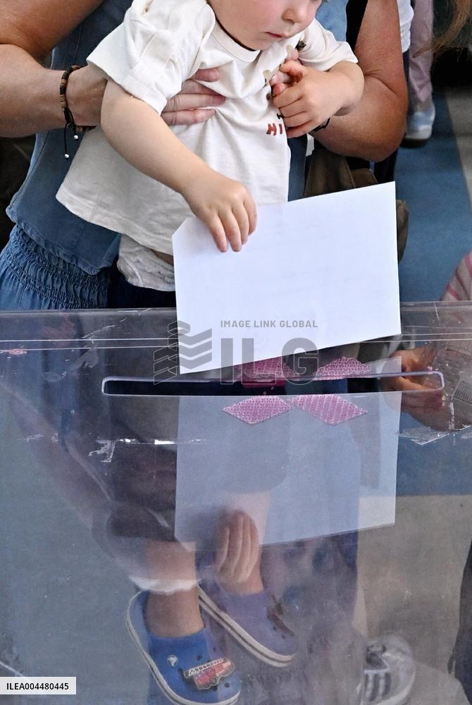 Polish Presidential Candidate Rafal Trzaskowski Votes - Warsaw