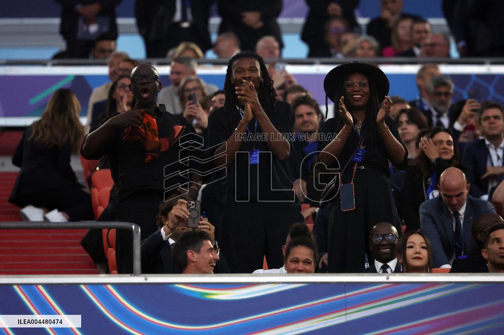 Lian Thuram and Family At UEFA Champions League Final - Munich
