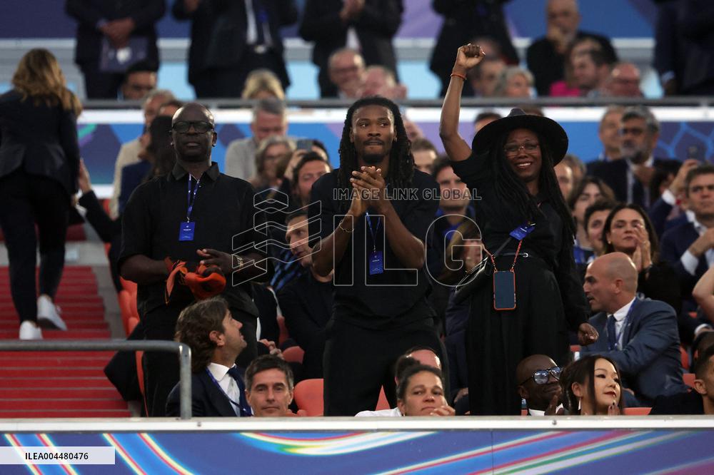 Lian Thuram and Family At UEFA Champions League Final - Munich