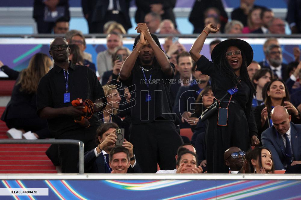 Lian Thuram and Family At UEFA Champions League Final - Munich