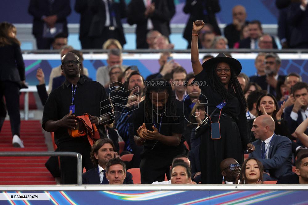 Lian Thuram and Family At UEFA Champions League Final - Munich