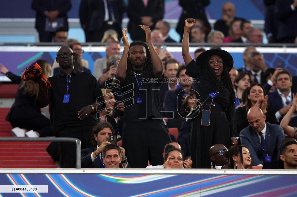 Lian Thuram and Family At UEFA Champions League Final - Munich