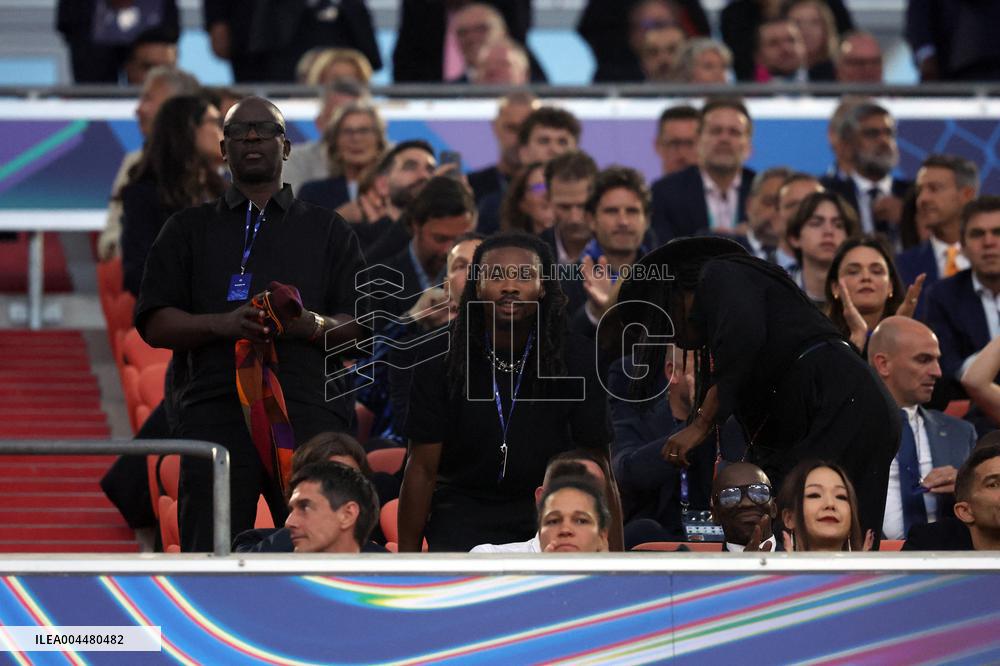 Lian Thuram and Family At UEFA Champions League Final - Munich