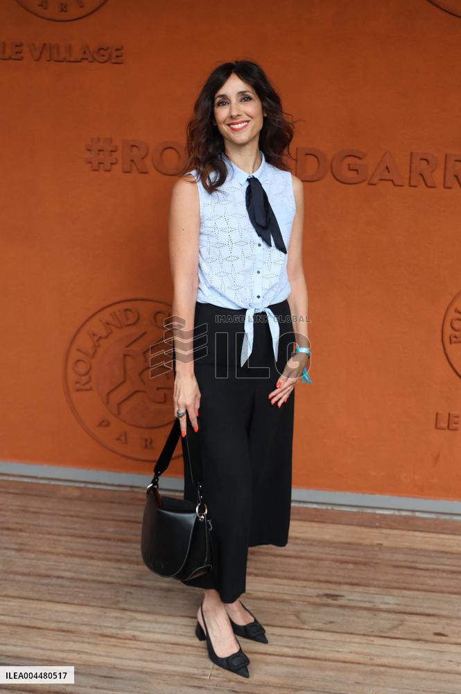 2025 French Open - Celebrities At Village Day 8 NB