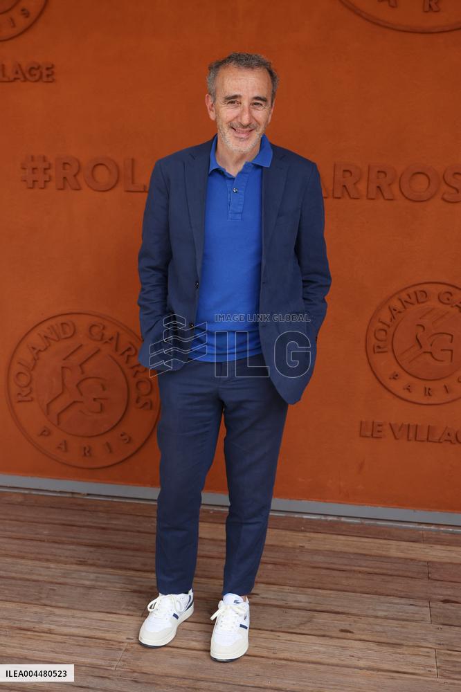 2025 French Open - Celebrities At Village Day 8 NB