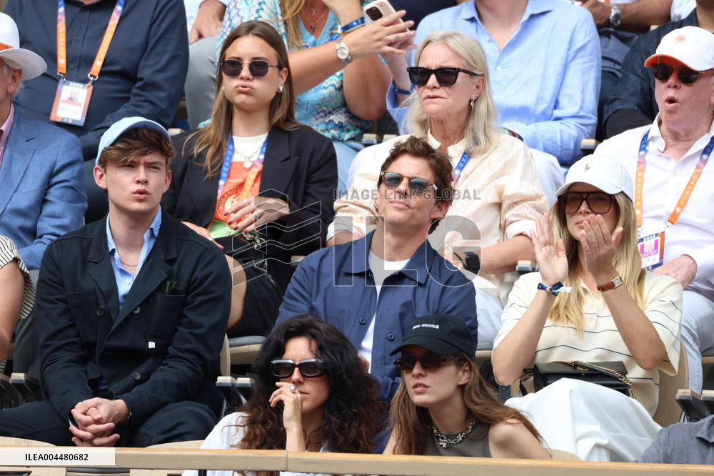 2025 French Open - Celebrities In Stands Day 8 NB