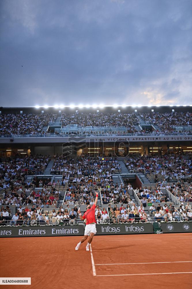 2025 French Open - Novak Djokovic Day 7