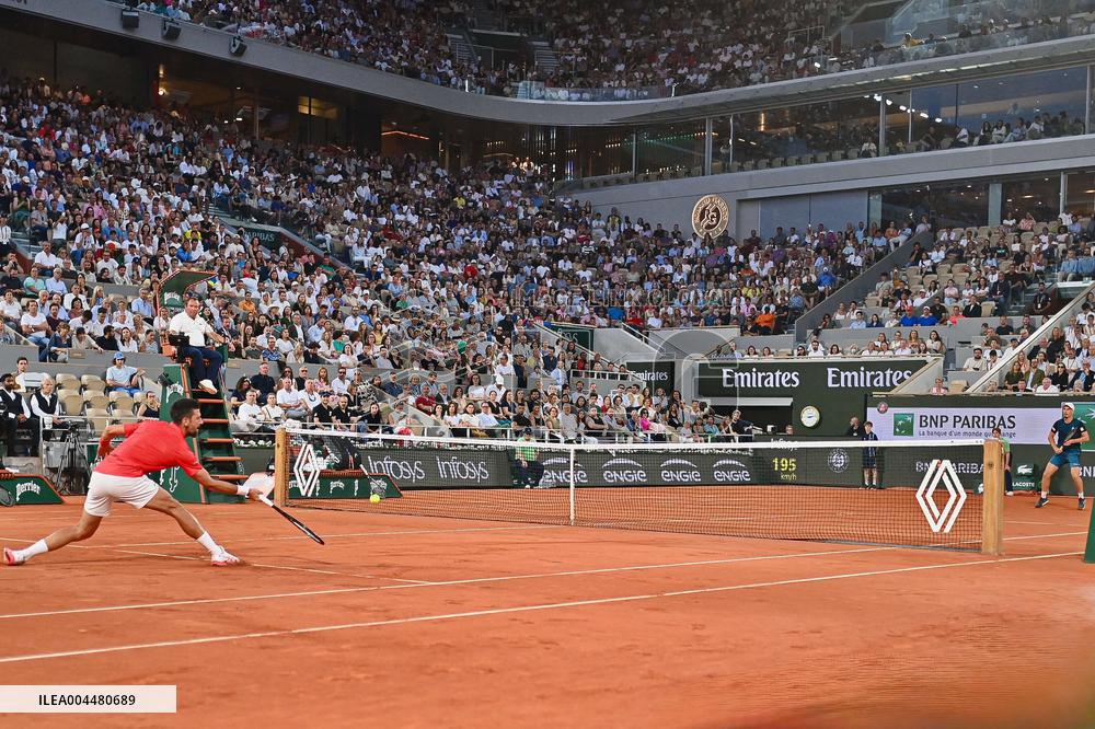 2025 French Open - Novak Djokovic Day 7