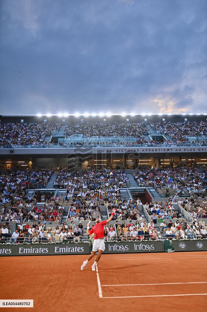2025 French Open - Novak Djokovic Day 7