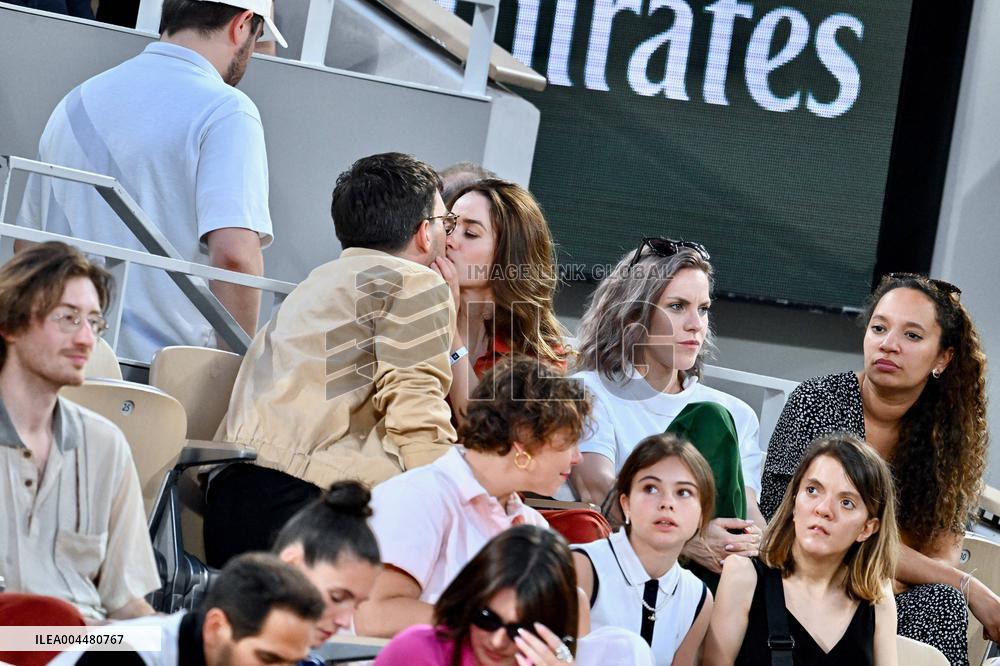 2025 French Open - VIPs In The Stands Day 7