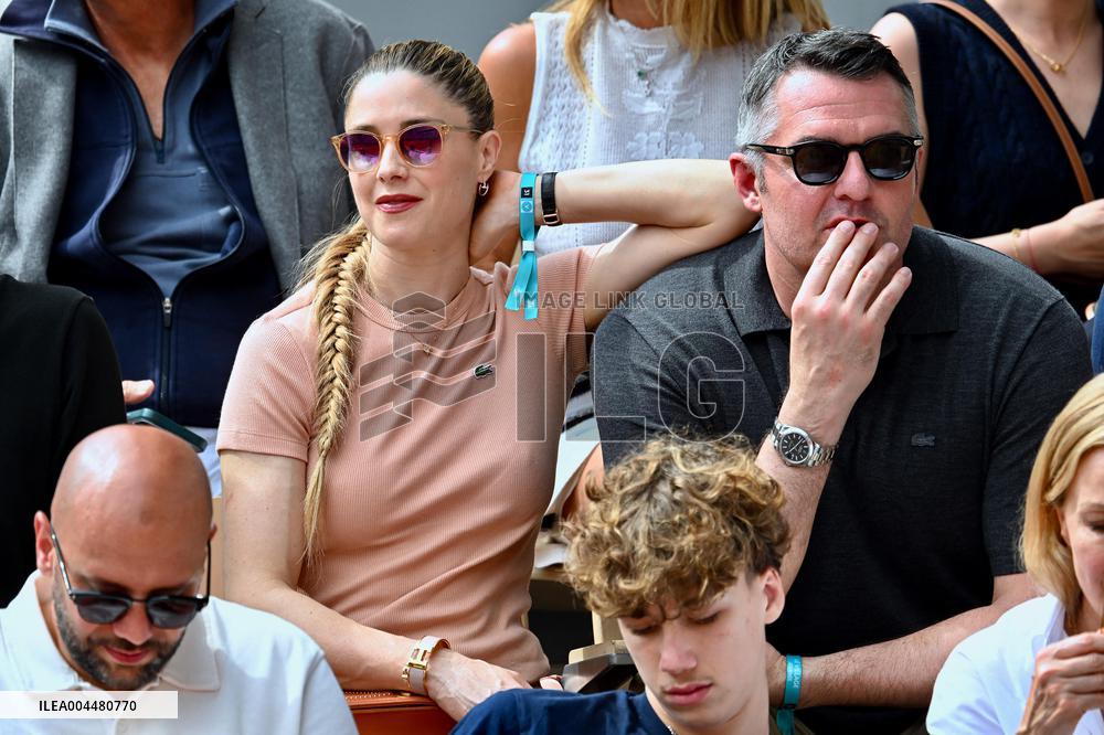 2025 French Open - VIPs In The Stands Day 7