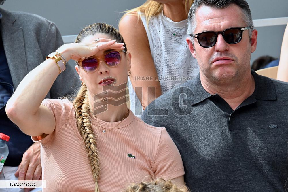 2025 French Open - VIPs In The Stands Day 7