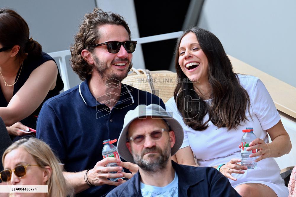 2025 French Open - VIPs In The Stands Day 7