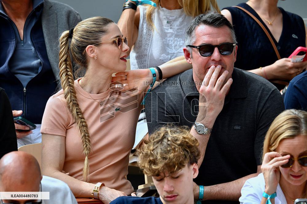 2025 French Open - VIPs In The Stands Day 7