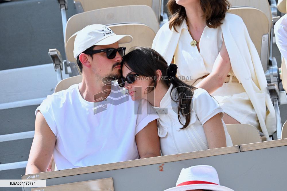 2025 French Open - VIPs In The Stands Day 7