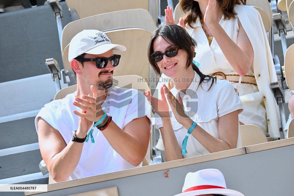 2025 French Open - VIPs In The Stands Day 7