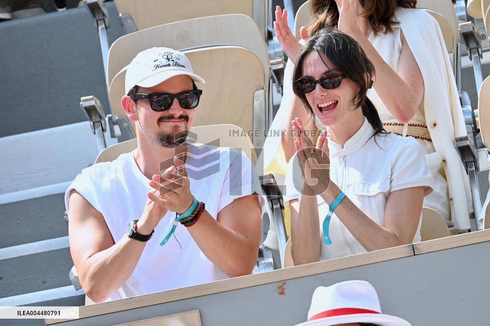 2025 French Open - VIPs In The Stands Day 7