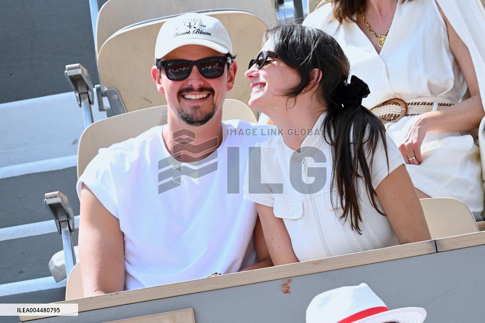 2025 French Open - VIPs In The Stands Day 7