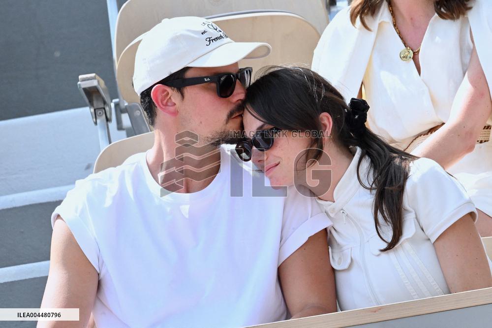 2025 French Open - VIPs In The Stands Day 7