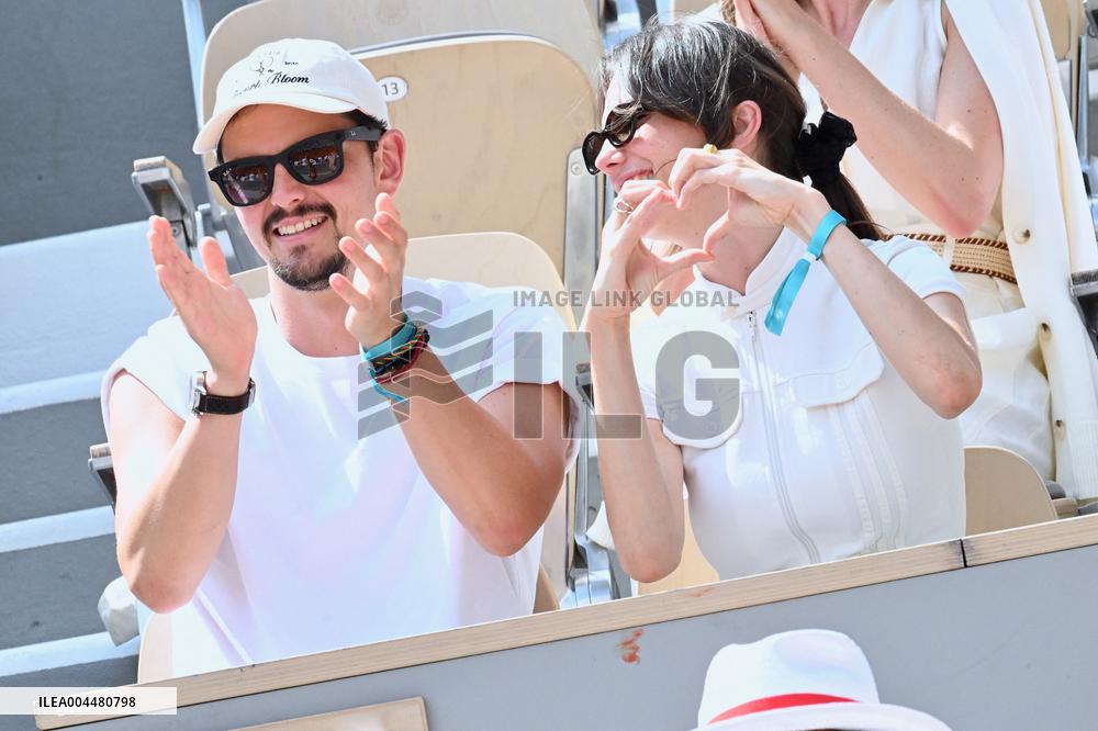 2025 French Open - VIPs In The Stands Day 7