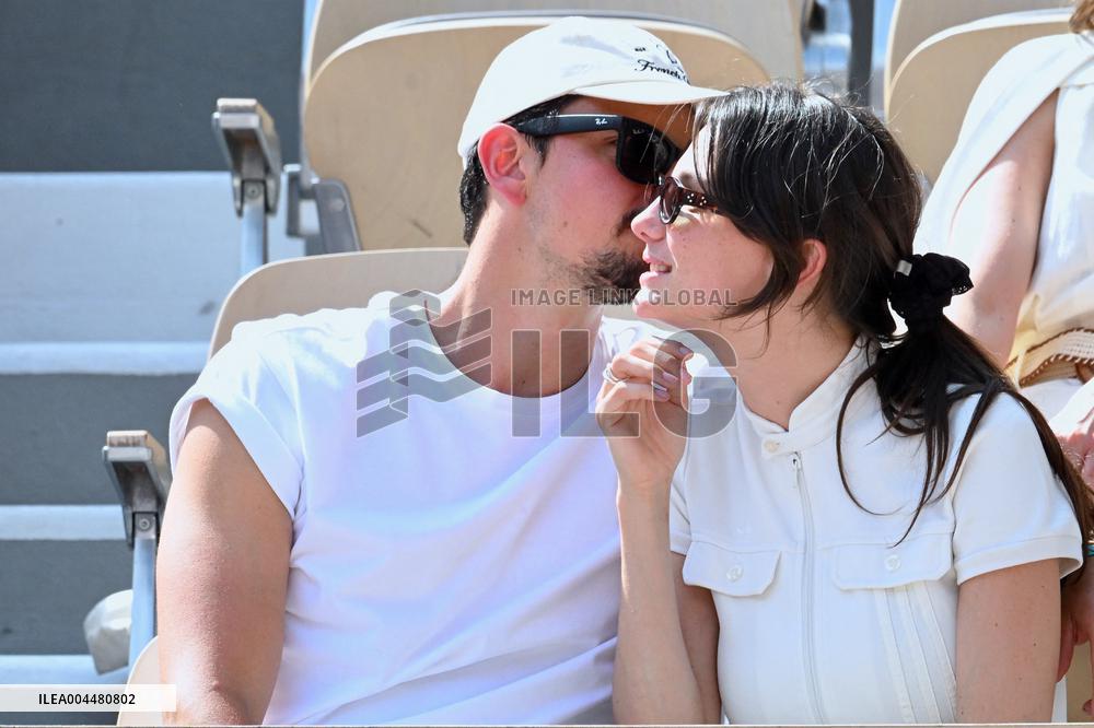 2025 French Open - VIPs In The Stands Day 7