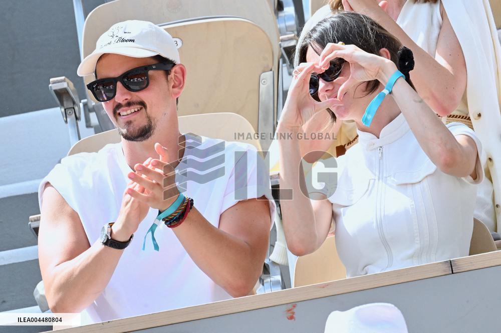 2025 French Open - VIPs In The Stands Day 7