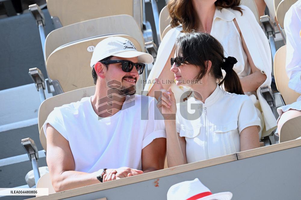 2025 French Open - VIPs In The Stands Day 7