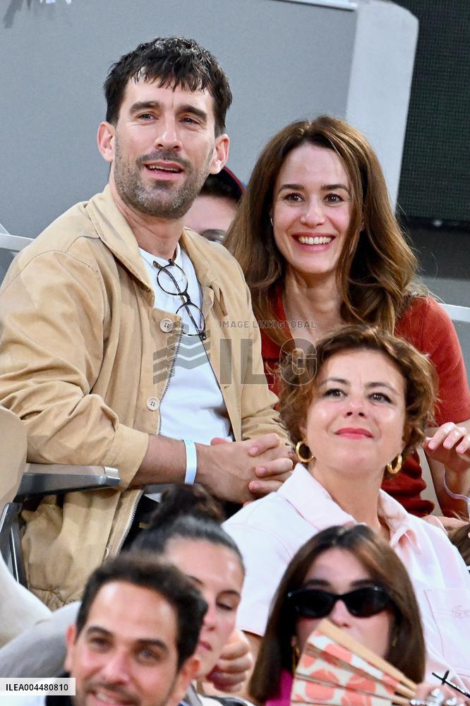 2025 French Open - VIPs In The Stands Day 7