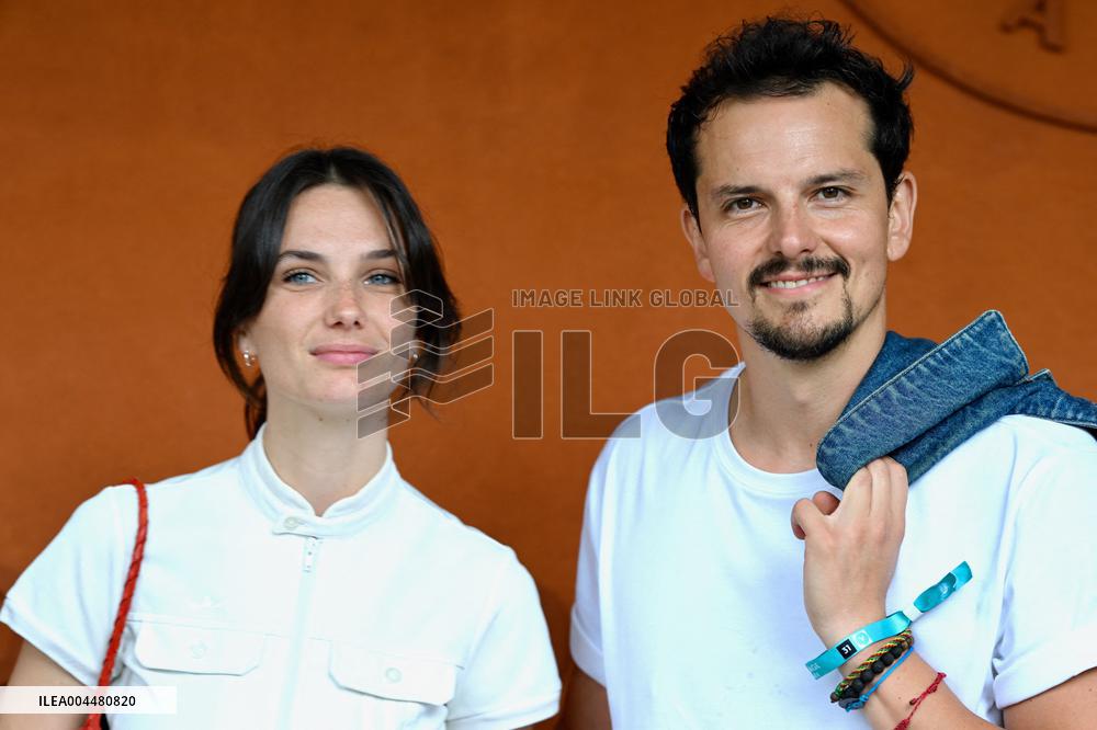 Franck Castel - 2025 French Open - Celebrities At Village Day 7 - Bela