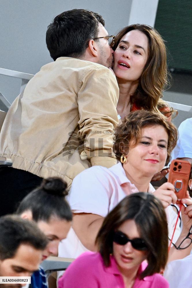 2025 French Open - VIPs In The Stands Day 7