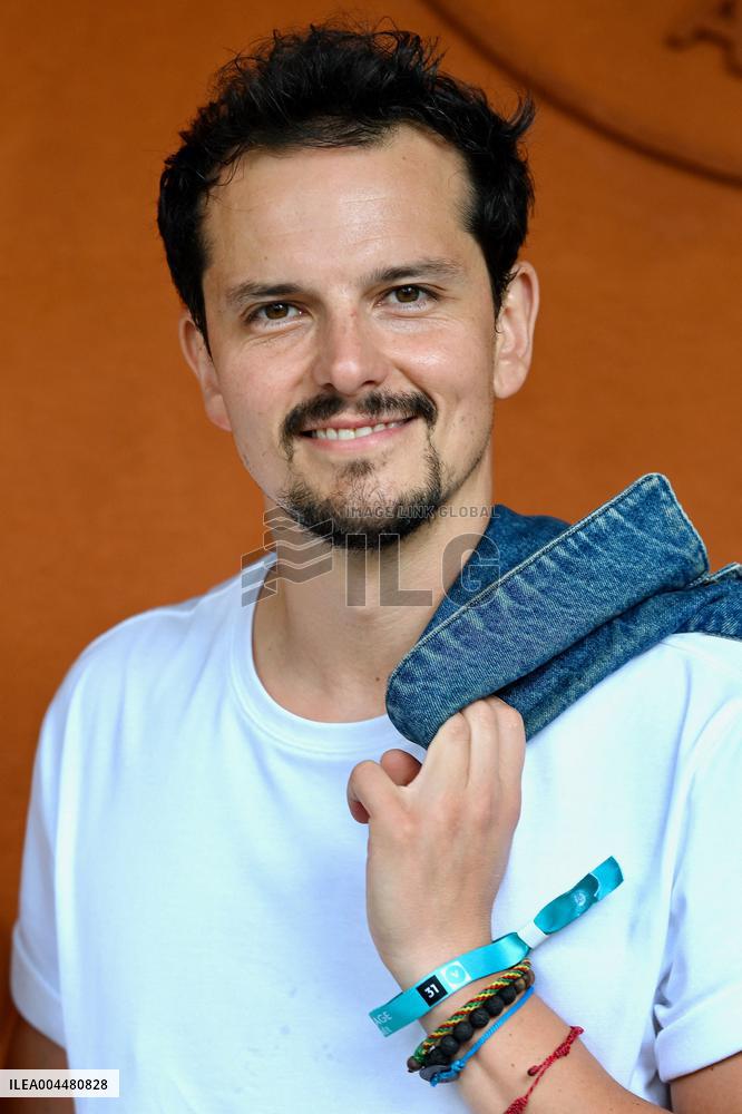 Franck Castel - 2025 French Open - Celebrities At Village Day 7 - Bela