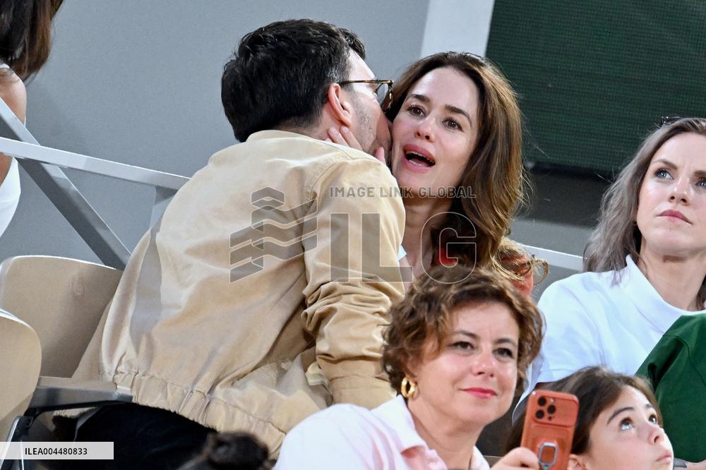 2025 French Open - VIPs In The Stands Day 7