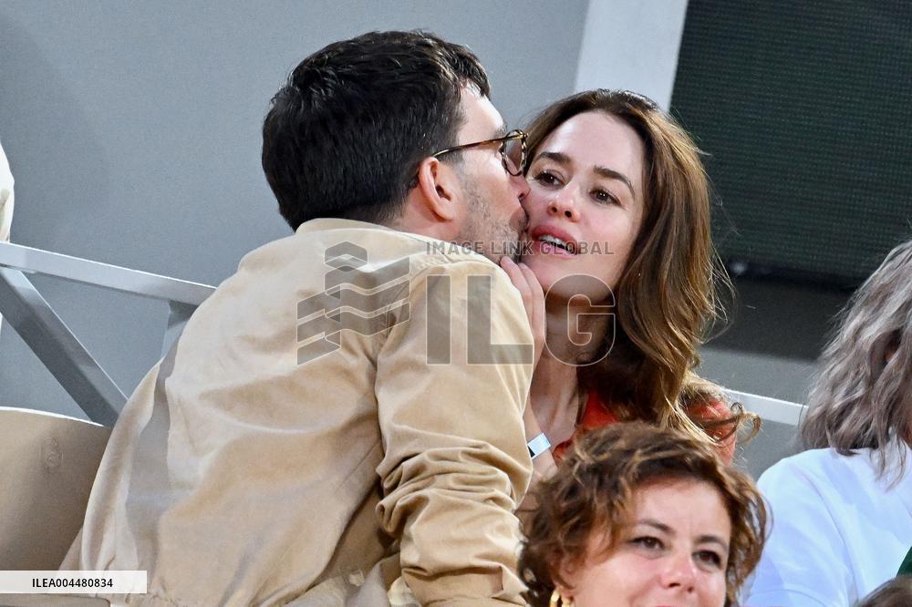 2025 French Open - VIPs In The Stands Day 7