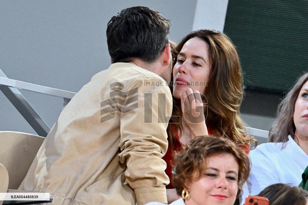 2025 French Open - VIPs In The Stands Day 7