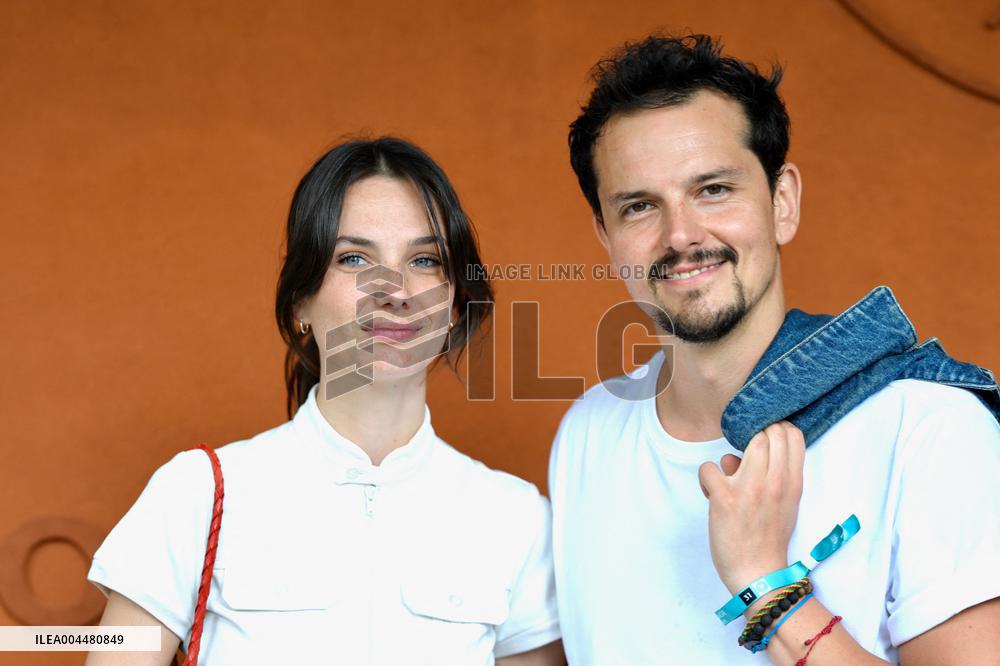 Franck Castel - 2025 French Open - Celebrities At Village Day 7 - Bela