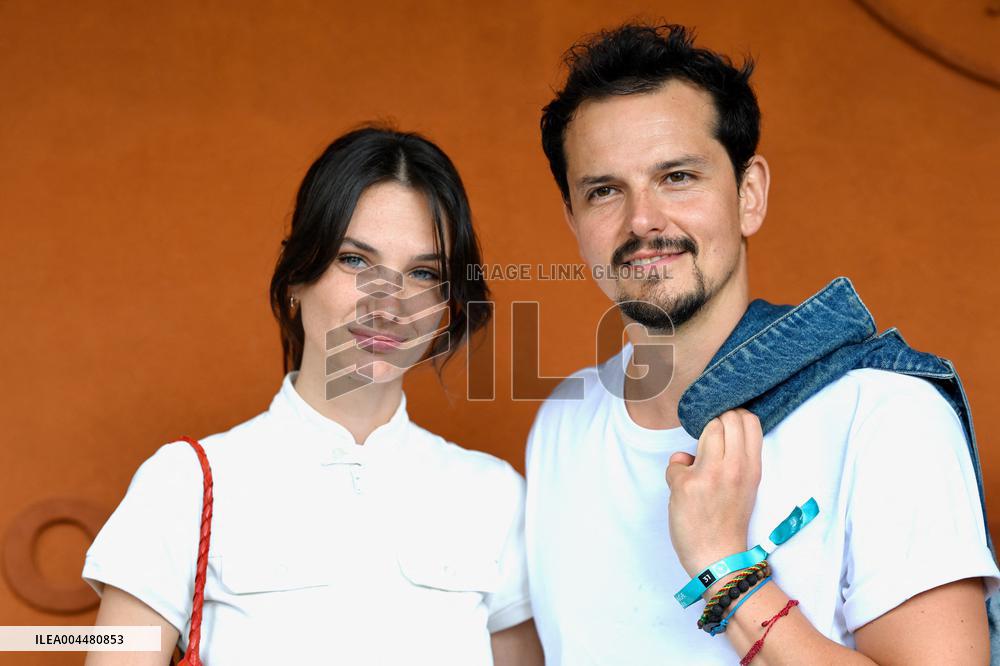 Franck Castel - 2025 French Open - Celebrities At Village Day 7 - Bela