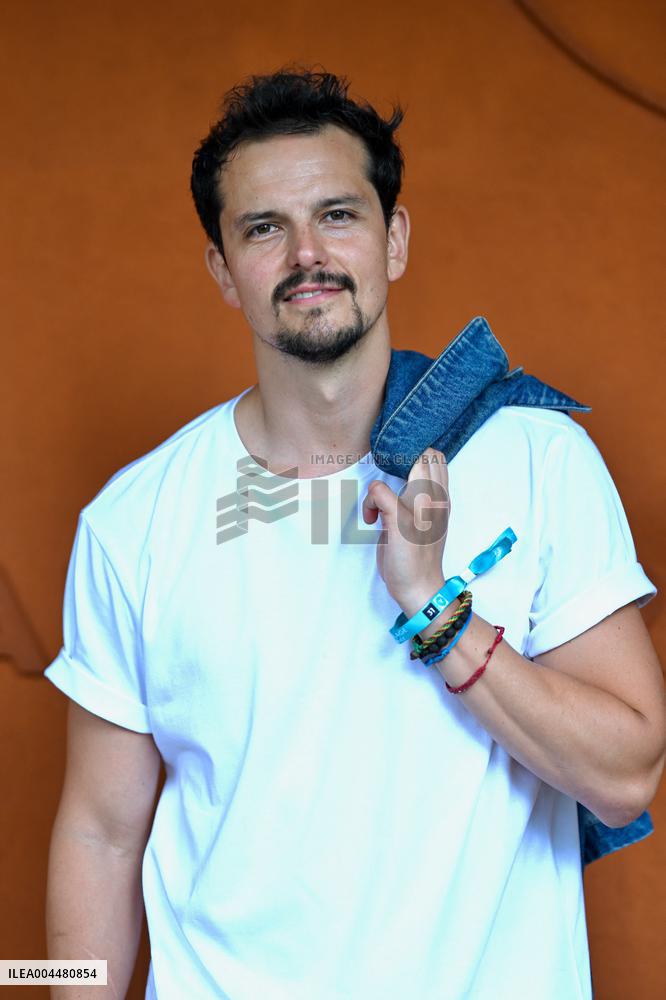 Franck Castel - 2025 French Open - Celebrities At Village Day 7 - Bela