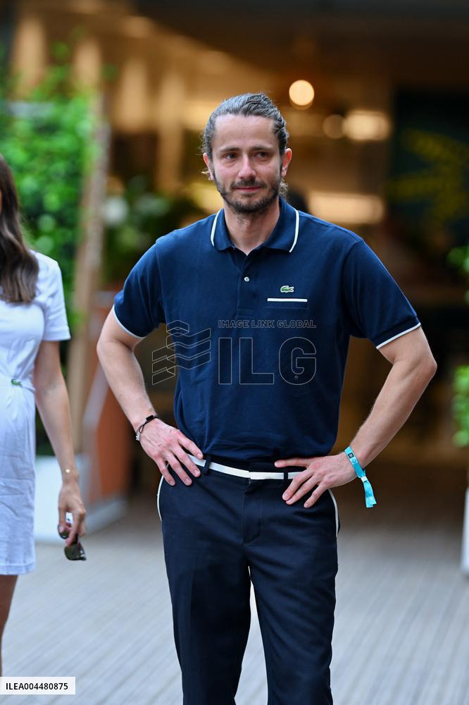 Franck Castel - 2025 French Open - Celebrities At Village Day 7 - Bela