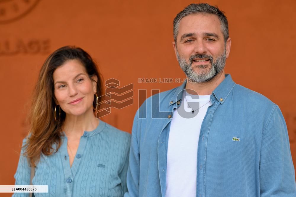 Franck Castel - 2025 French Open - Celebrities At Village Day 7 - Bela