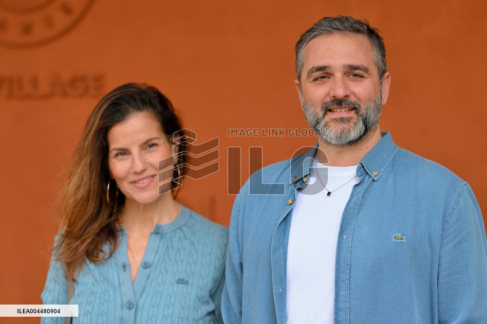 Franck Castel - 2025 French Open - Celebrities At Village Day 7 - Bela