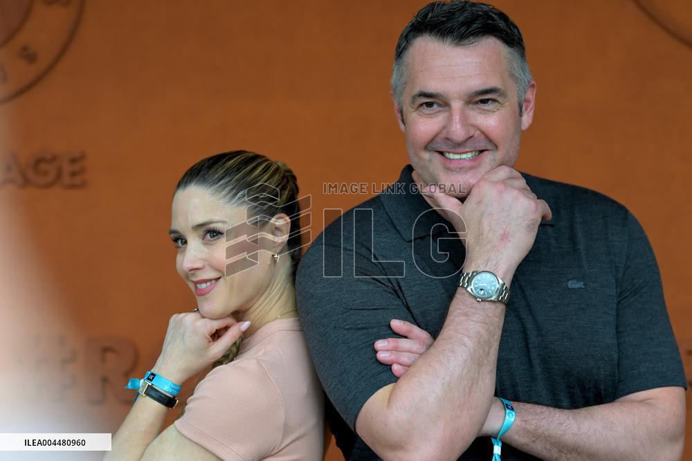 Franck Castel - 2025 French Open - Celebrities At Village Day 7 - Bela