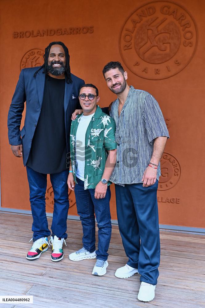 Franck Castel - 2025 French Open - Celebrities At Village Day 7 - Bela