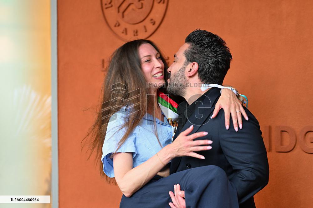 Franck Castel - 2025 French Open - Celebrities At Village Day 7 - Bela