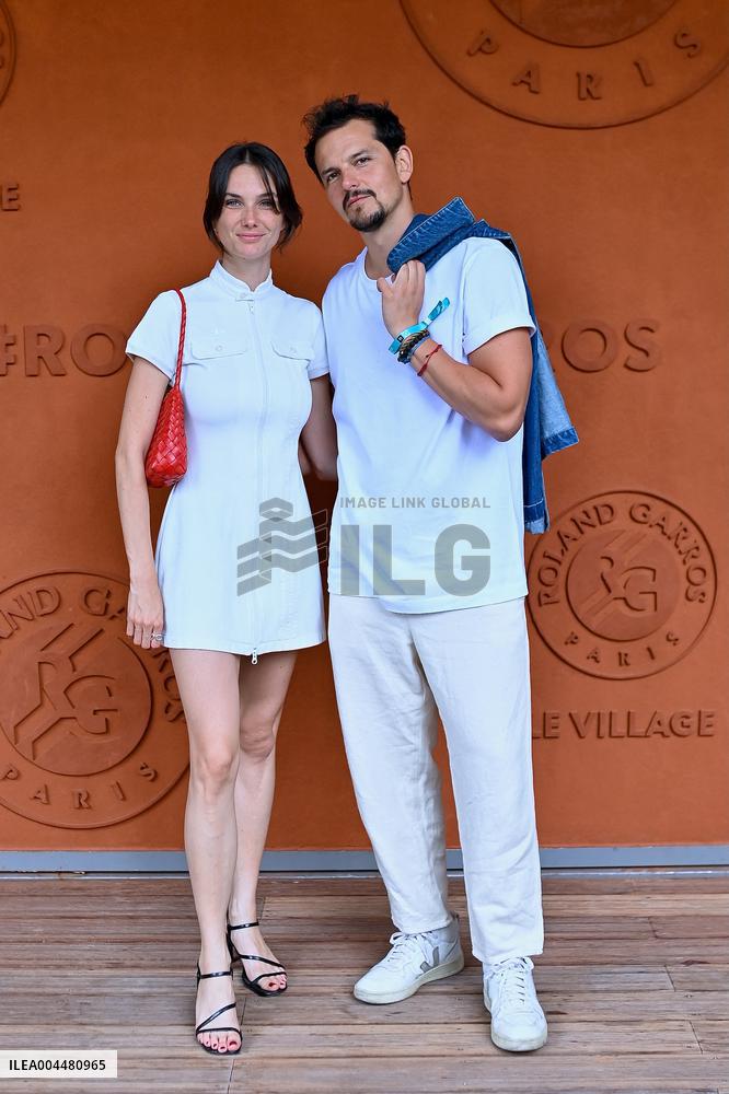 Franck Castel - 2025 French Open - Celebrities At Village Day 7 - Bela